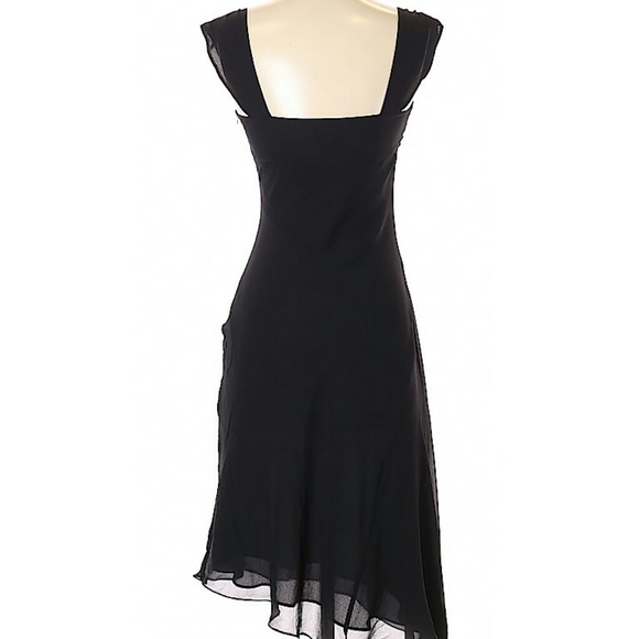 Max & Cleo square neck black silk dress - Picture 2 of 2